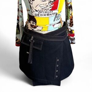 Marithe + Francois Girbaud Wrap Skirt